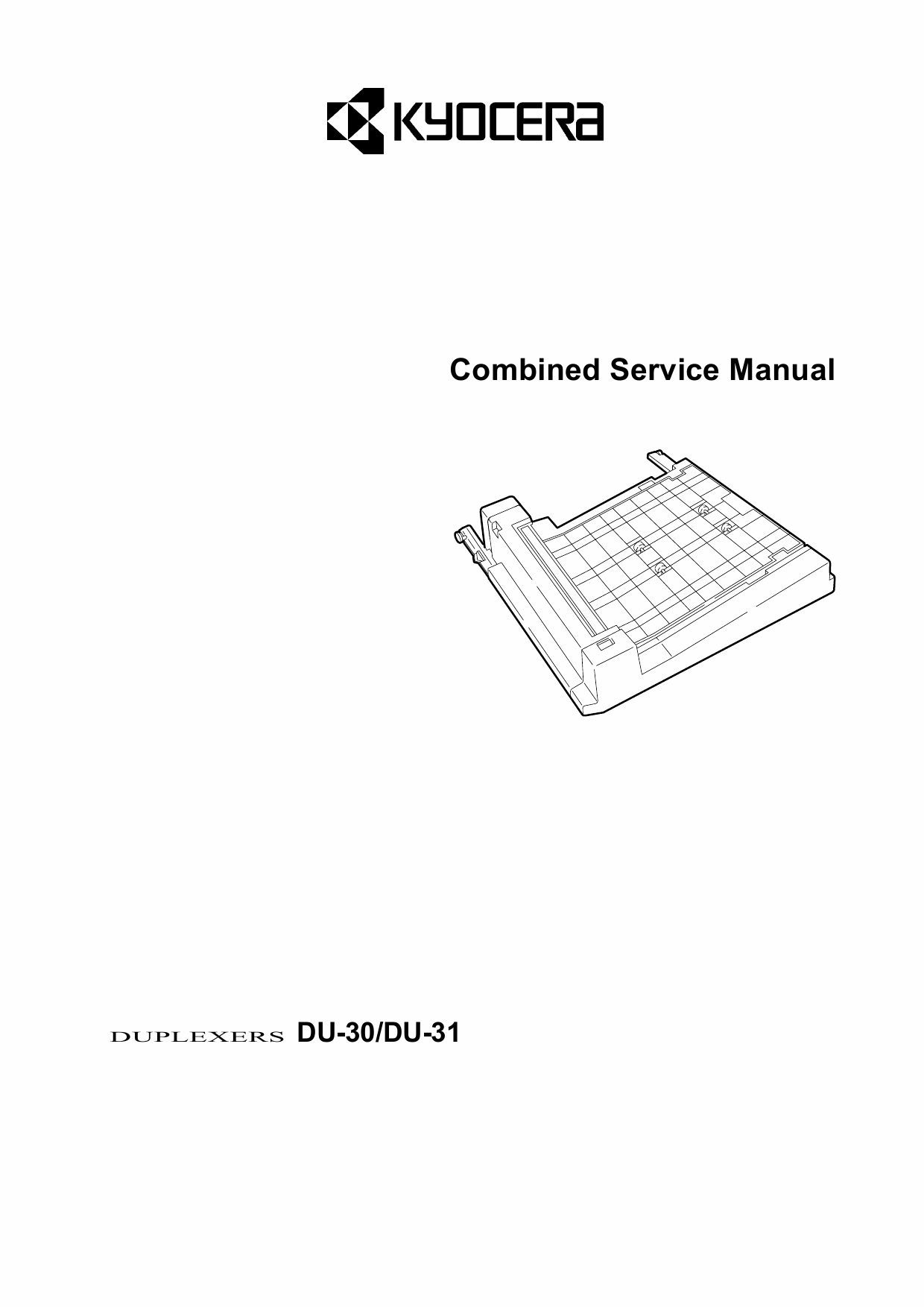 KYOCERA Options Duplexer-DU-30 31 Parts and Service Manual-1